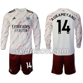 Arsenal Pierre-Emerick Aubameyang 14 Drugi Dječji Komplet Dresovi za Nogomet 2020-2021 Dugim Rukavima (+ kratke hlače)